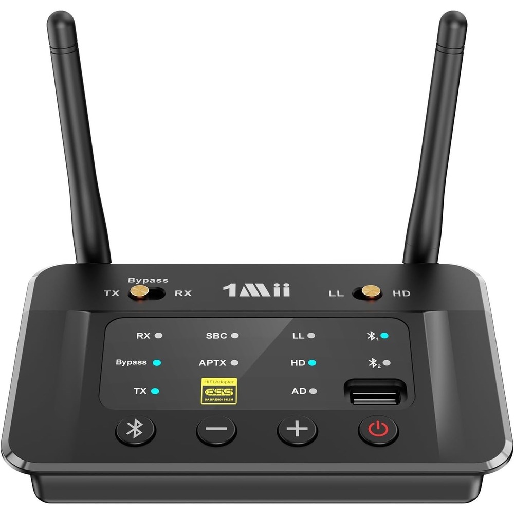 1Mii B03S Bluetooth Audio Adapter TX RX Dual Link DAC TV‎ Stereo